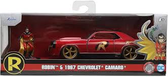 Robin & 1969 Chevrolet Camaro - Jada - DC - Diecast Figure